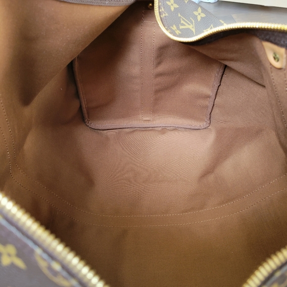 BEAUTIFUL ❤Authentic LV Keepall 55 Bandouliere w/ Strap Travel Bag Monogram - Picture 15 of 16